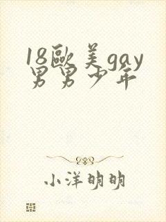 18欧美gay男男少年