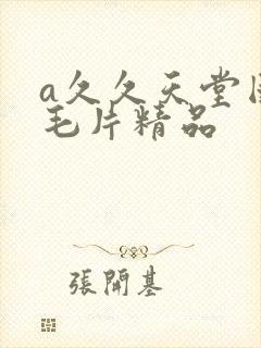 a久久天堂国产毛片精品