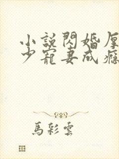 小说闪婚厚爱墨少宠妻成瘾