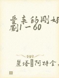 爱来的刚好电视剧1一60