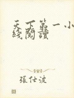 天下第一小说在线阅读