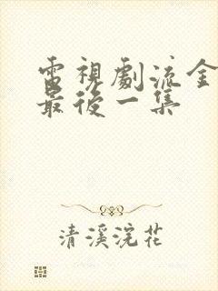 电视剧流金岁月最后一集