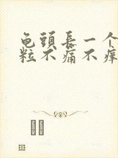 龟头长一个小肉粒不痛不痒