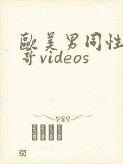 欧美男同性恋帅哥videos