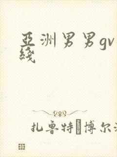 亚洲男男gv在线