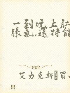 一到晚上肚子就胀气,还特能放屁是怎么回事