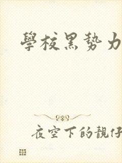 学校黑势力封面