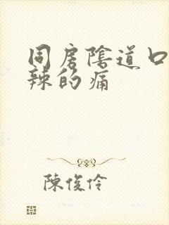 同房阴道口火辣辣的痛