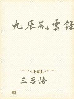 九辰风云录境界