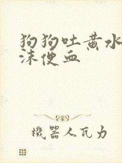 狗狗吐黄水带泡沫便血