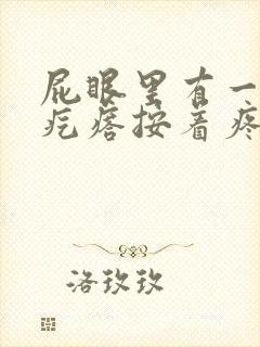 屁眼里有一个硬疙瘩按着疼