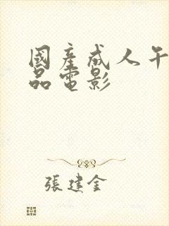 国产成人午夜精品电影