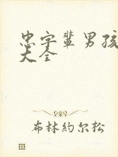 忠字辈男孩取名大全封面