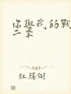 你与我的战场第二季封面