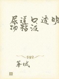 尿道口透明分泌物粘液