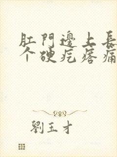 肛门边上长了一个硬疙瘩痛