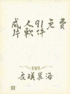 成人91免费看片软件