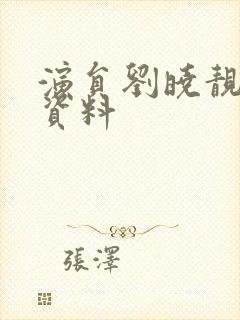 演员刘晓靓个人资料