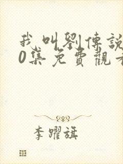 我叫刘传说第40集免费观看