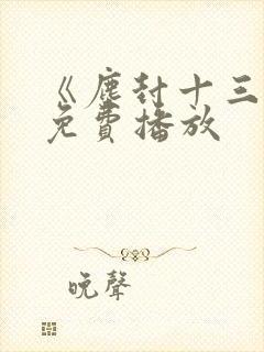 《尘封十三载》免费播放