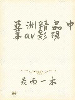 亚洲精品中文字幕av影视