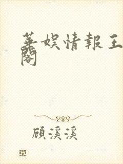 华娱情报王笔趣阁