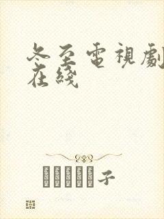 冬至电视剧免费在线