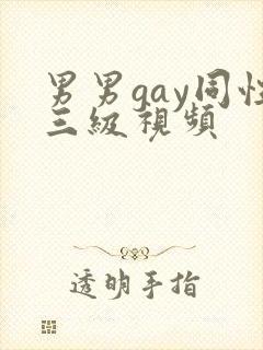 男男gay同性三级视频