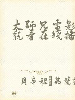 大师兄电影免费观看在线播放国语封面