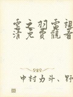 云之羽电视剧高清免费观看