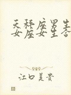 天秤座男生和处女座女生合适吗