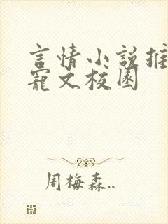 言情小说推荐甜宠文校园