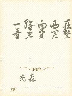 一路向西在线观看免费完整版