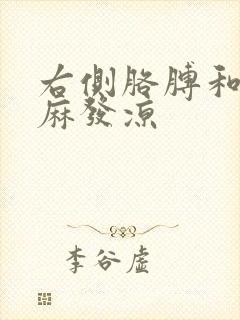 右侧胳膊和腿发麻发凉封面