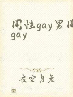 同性gay男同gay