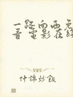 一路向西免费观看 电影在线观看封面