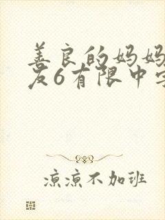 善良的妈妈的朋友6有限中字