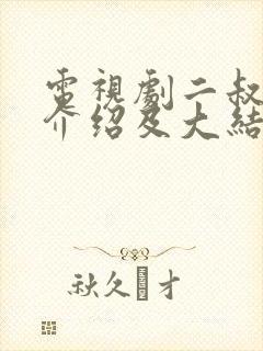 电视剧二叔剧情介绍及大结局