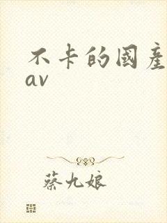 不卡的国产成人av