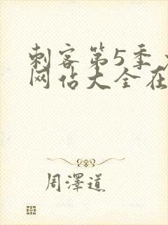 刺客第5季免费网站大全在线观看