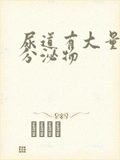 尿道有大量黄色分泌物