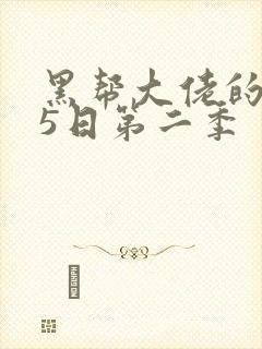 黑帮大佬的365日第二季