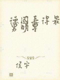 德国长得最帅的男明星