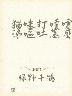 猫咪打喷嚏流鼻涕呕吐怎么办