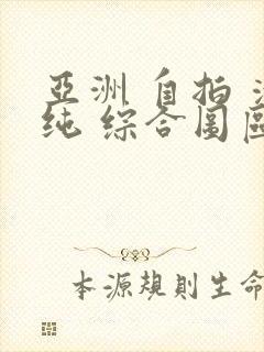 亚洲 自拍 清纯 综合图区