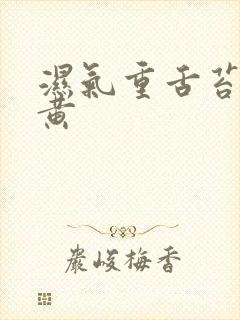 湿气重舌苔白厚黄