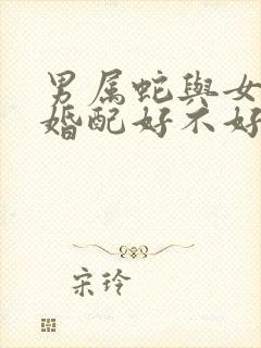 男属蛇与女属马婚配好不好