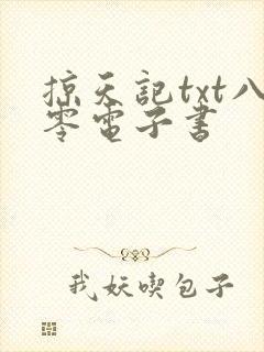 掠天记txt八零电子书