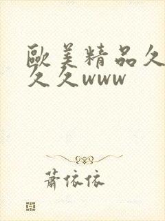 欧美精品久久久久久www