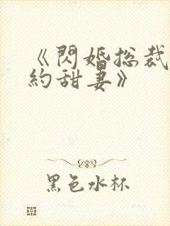 《闪婚总裁的契约甜妻》